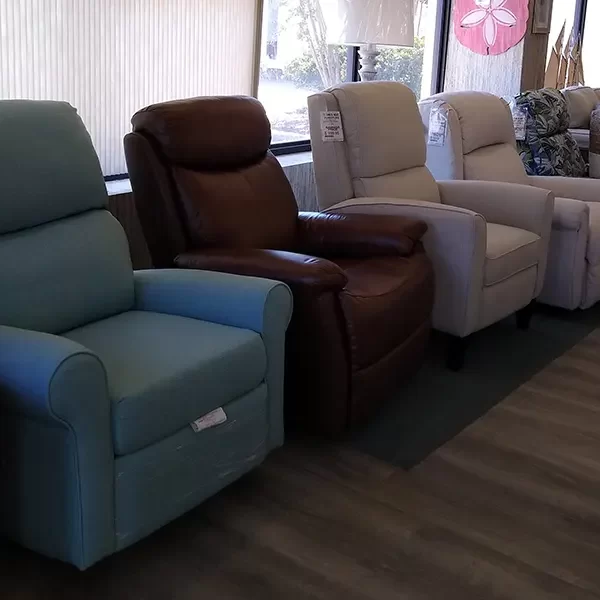 Recliners sold by Owls Nest Furniture