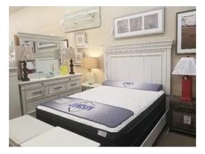 coastal style bedroom set and mattress