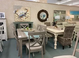 big selection of rectangular dining tables and chairs
